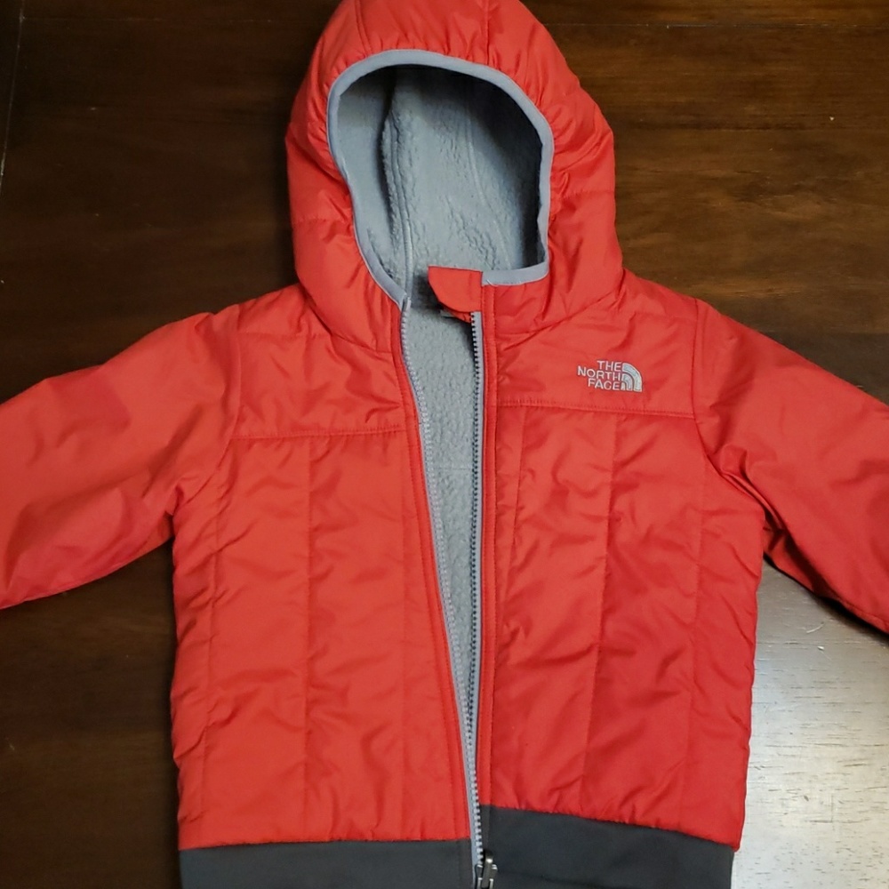 North face toddler red jacket
